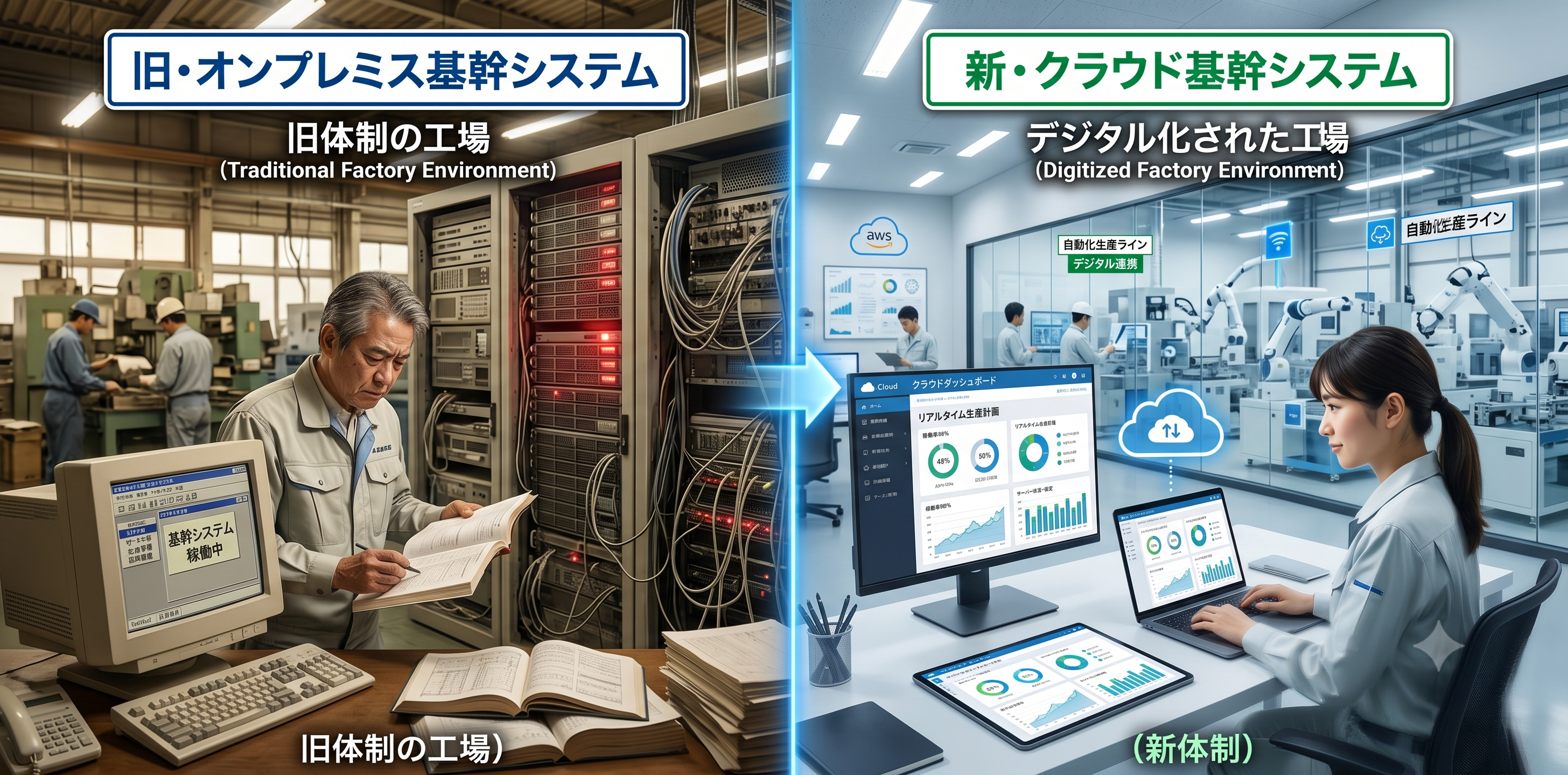 製造業の基幹システムクラウド移行