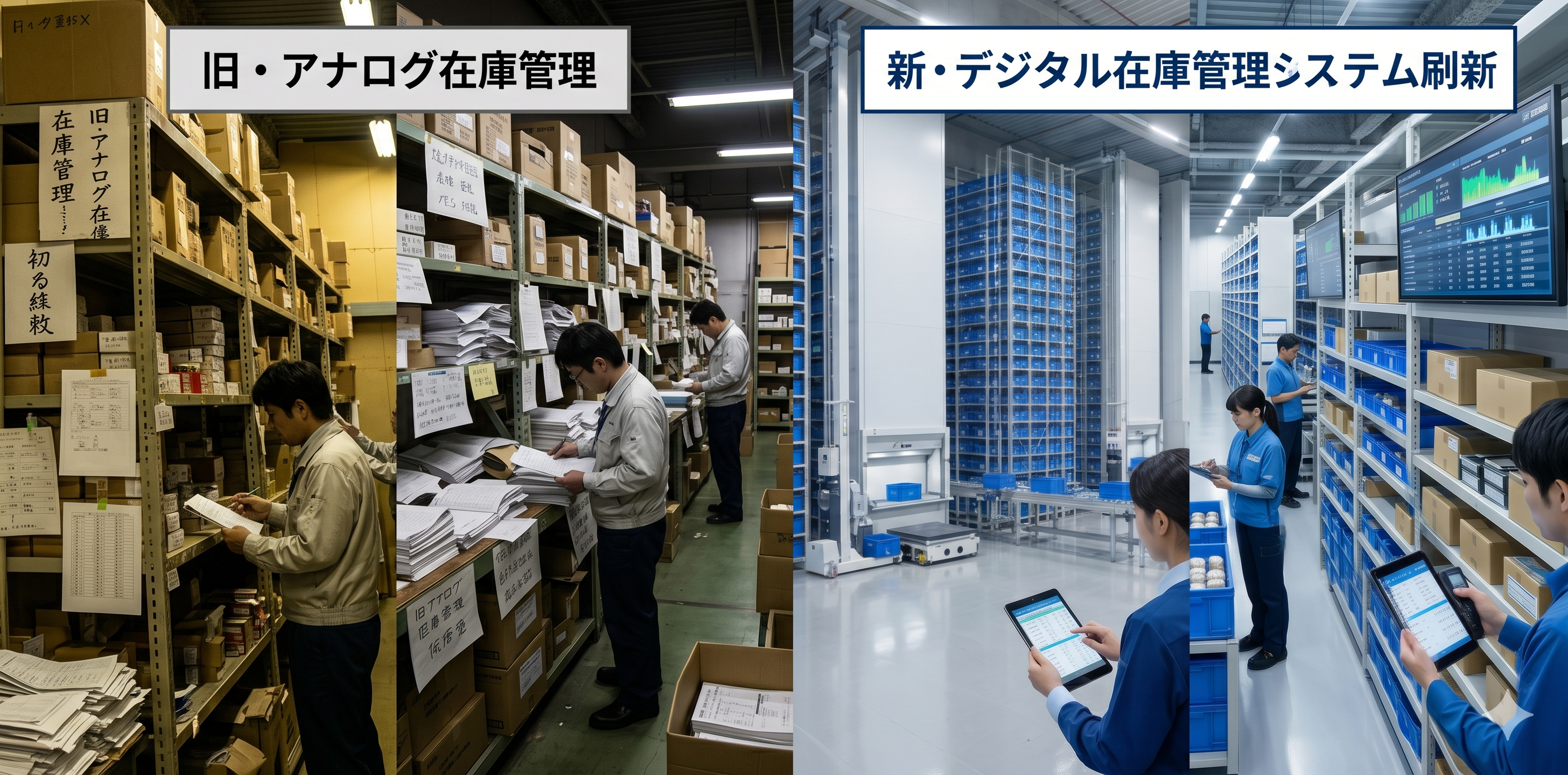 大手小売業の在庫管理システム刷新